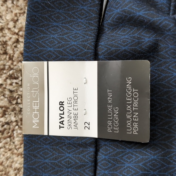 Michel Studio Taylor PDR Luxe Knit Legging Plus Size 22 NEW - Picture 12 of 12